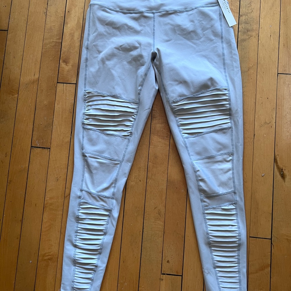 IAB - NWT Soho Moto leggings - gray - XL